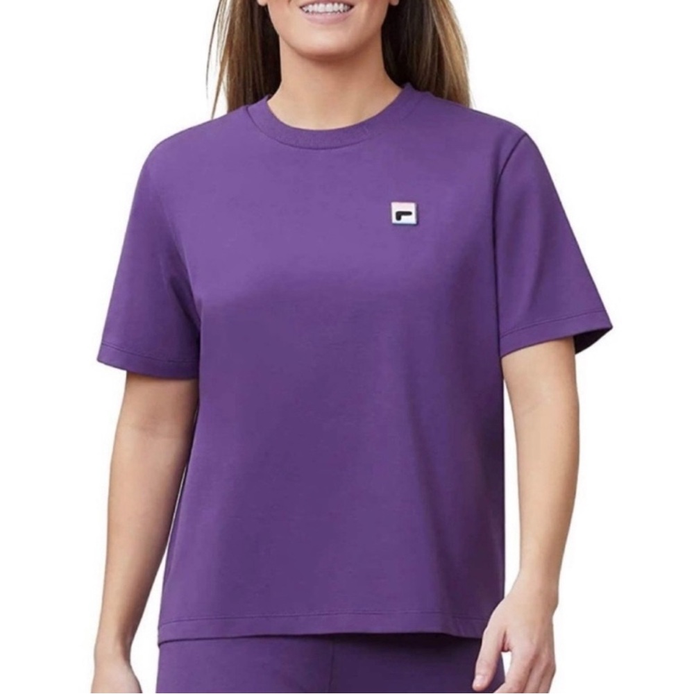 Fila Boxy Purple T-Shirt